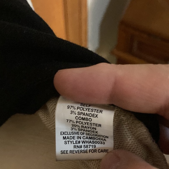 Notations 3pc top jacket size 1X with built in Cami. NWOT - Picture 7 of 7